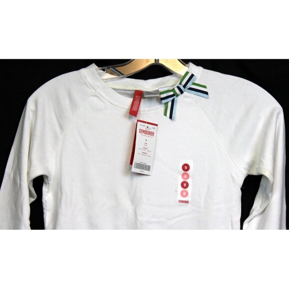 NWT 2004 Gymboree Dandelion Wishes Shirt Flower Hem Early Spring Bow sz 9 - Picture 2 of 6